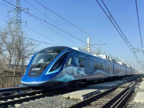 قطار هیدروژنی چینی با سرعت 160 کیلومتر برساعت آزمایش شد
