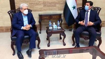 برای صادرات فناوری ها و تجهیزات پزشكی به سوریه آماده ایم